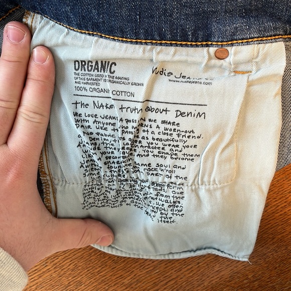 NUDIES JEANS. Men’s 32x34. Style is “Tight Terry” - Picture 6 of 6